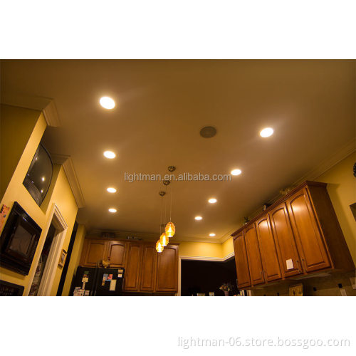18w Adjustable Round LED Panel Light with Motion Sensor and Cut Hole